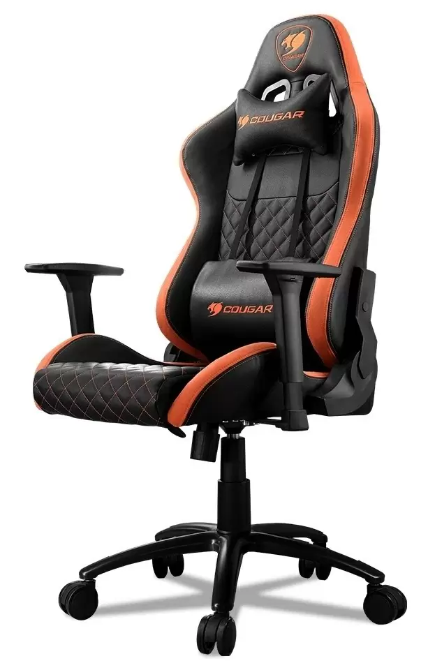 Компьютерное кресло Cougar ARMOR PRO, черный/оранжевый
