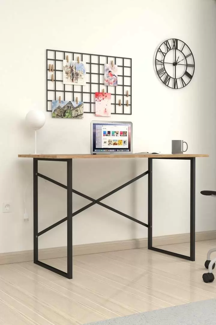 Masă de birou Fabulous 60x120cm, pin/negru