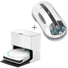 Робот-пылесос + робот для чистки окон Hobot Legee D8 + Legee LuLu + Robot R3, белый
