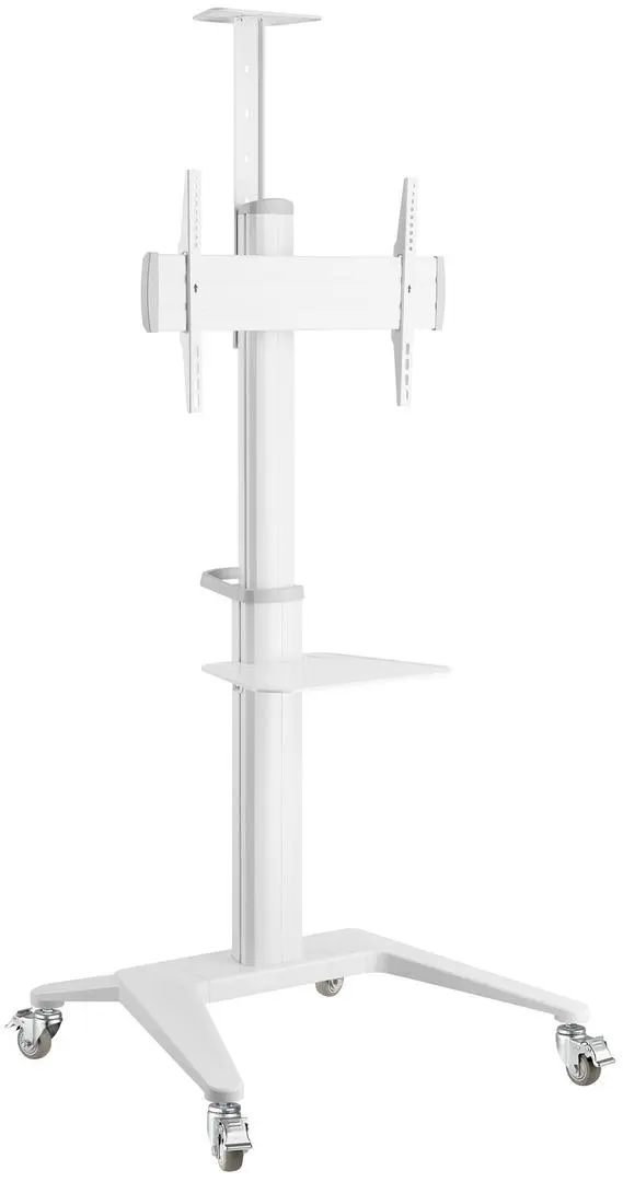 Suport TV de podea Gembird TVS-70T-02-W, alb pe tehnoparc.md Suport TV de podea Gembird TVS-70T-02-W, alb