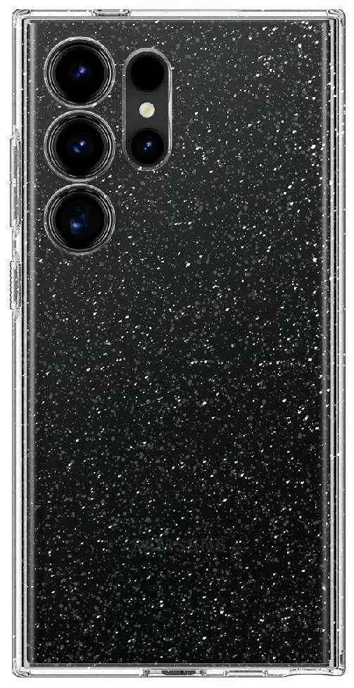 Чехол Spigen Samsung S24 Ultra Liquid Crystal Glitter, прозрачный