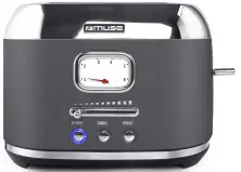 Тостер Muse MS-120 DG, серый на tehnoparc.md Тостер Muse MS-120 DG, серый