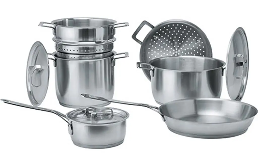 Set vase de gatit Franke A di Alessi (112.0500.078), inox pe tehnoparc.md Set vase de gatit Franke A di Alessi (112.0500.078), inox