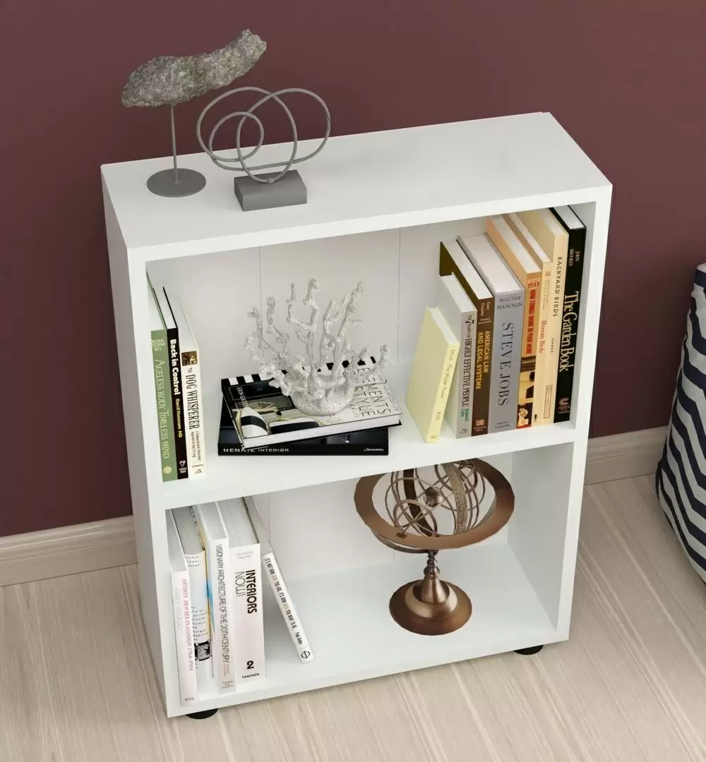 Стеллаж Fabulous Shelves Chipboard 2 полки, белый