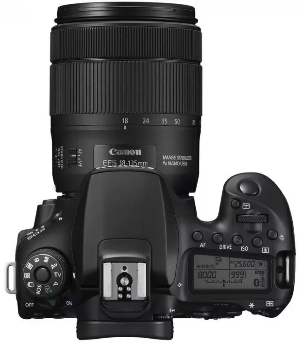 Зеркальный фотоаппарат Canon EOS 90D Body, черный