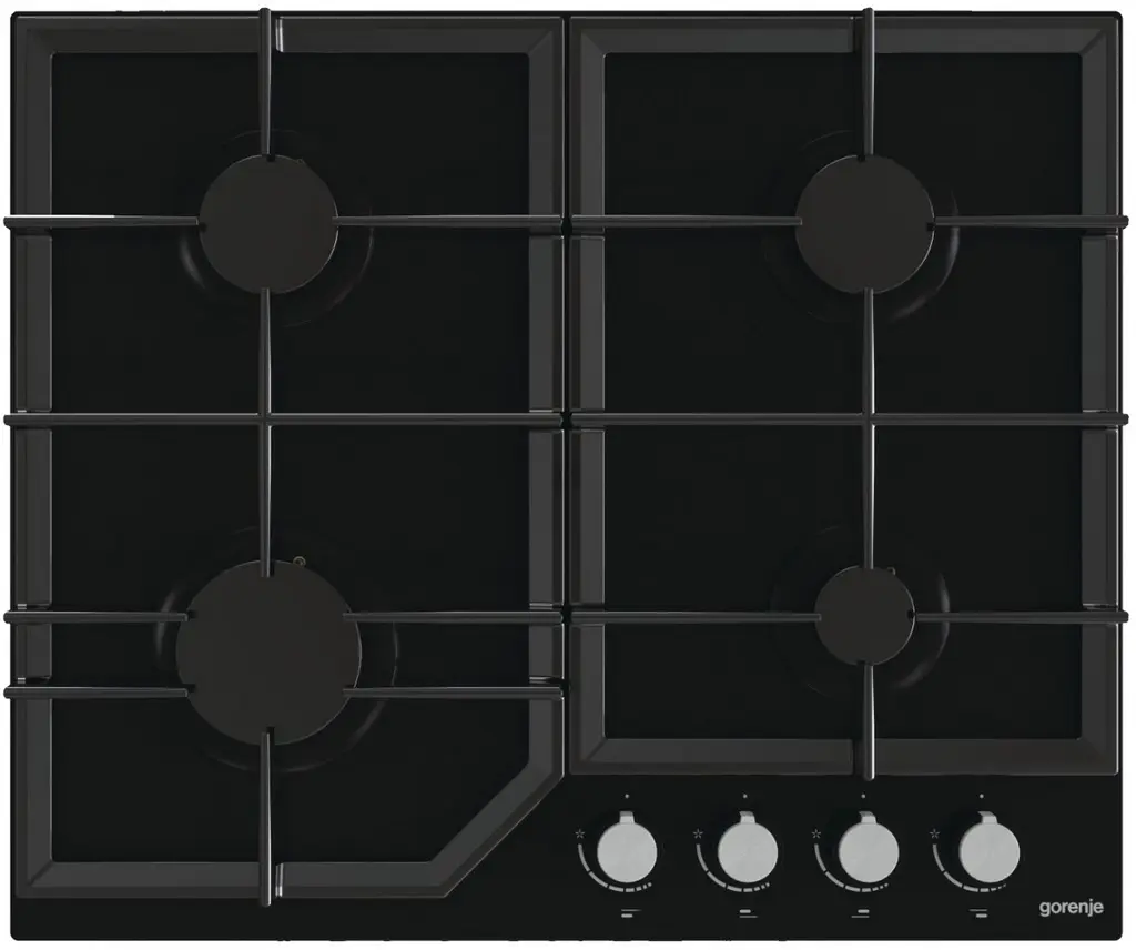 Газовая панель Gorenje GT 641 KB, черный на tehnoparc.md Газовая панель Gorenje GT 641 KB, черный