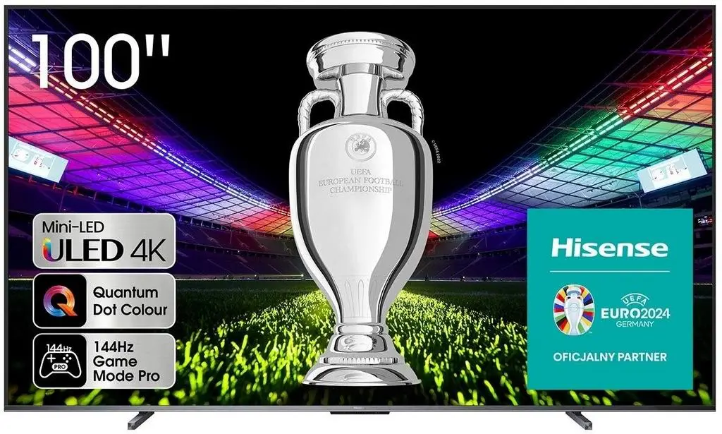 Телевизор Hisense 100U7KQ, черный