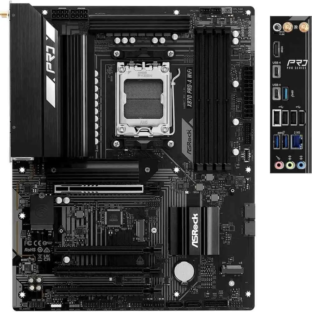 Placă de bază ASRock X870 Pro-A Wi-Fi pe tehnoparc.md Placă de bază ASRock X870 Pro-A Wi-Fi