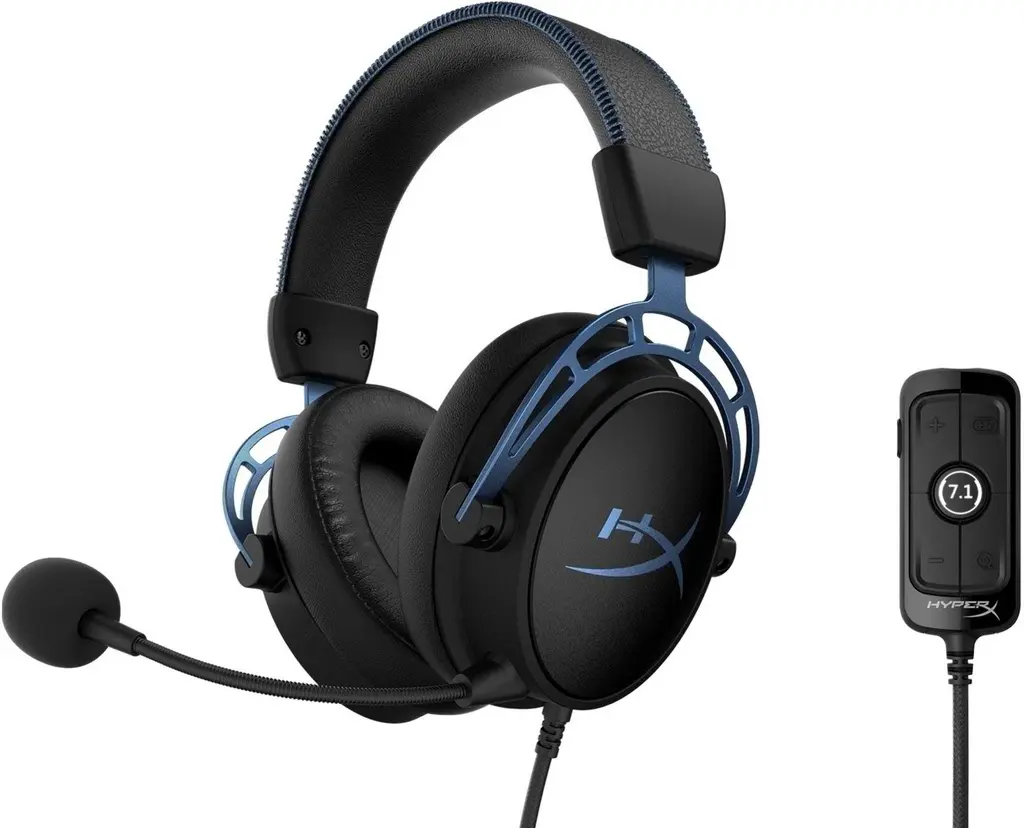 Наушники HyperX Cloud Alpha S Blackout, черный