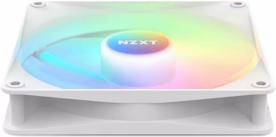 Ventilator de carcasă NZXT F140 RGB Core, alb