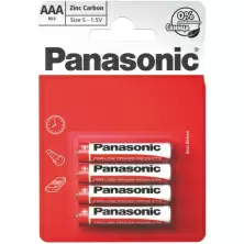 Батарейка Panasonic Zink Carbon AAA, 4шт
