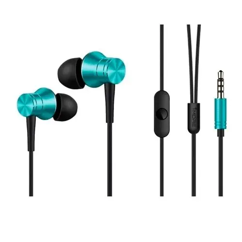 Căşti Xiaomi 1More Piston Fit, negru/albastru