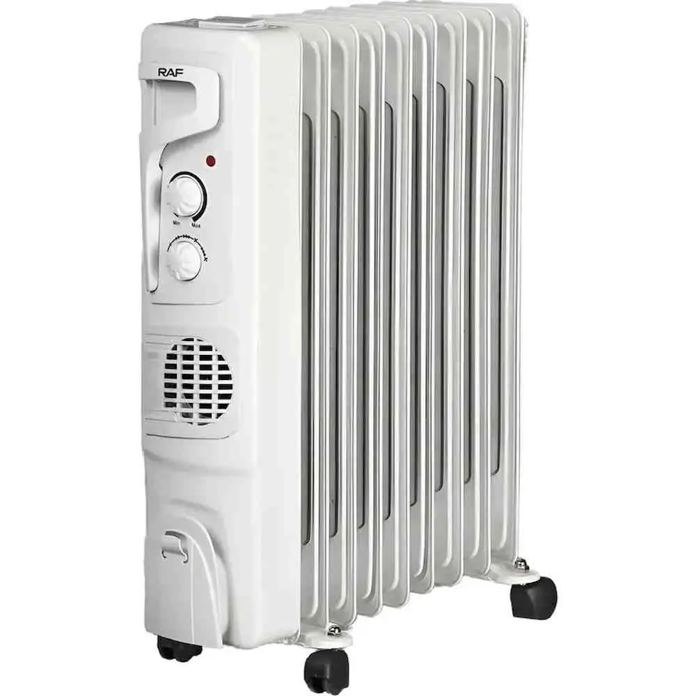 Calorifer electric cu ulei RAF R.0929W, alb