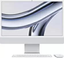 Моноблок Apple iMac MQRK3RU/A (24"/M3/8ГБ/512ГБ), серебристый