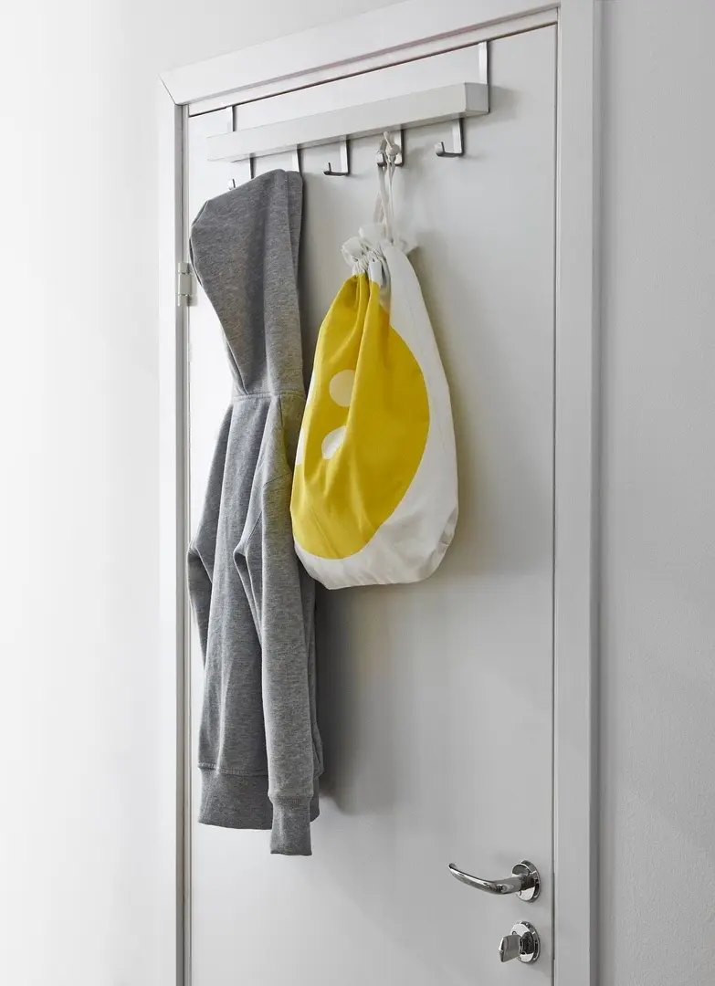 Вешалка дверная/стена IKEA Tjusig 60см, белый на tehnoparc.md Вешалка дверная/стена IKEA Tjusig 60см, белый