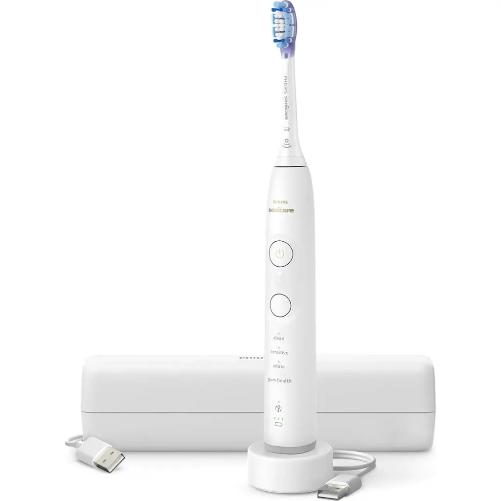 Электрическая зубная щетка Philips HX7411/02, белый