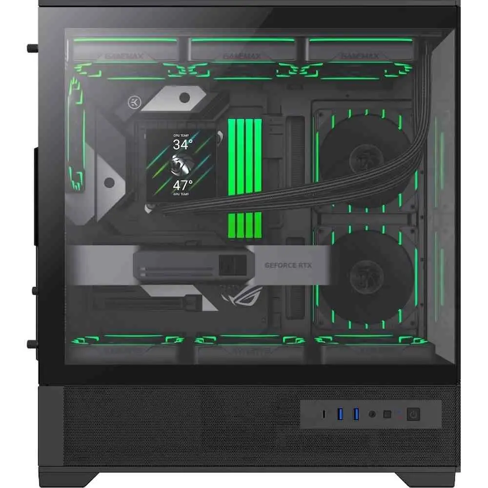 Корпус Gamemax VISTA 2 AB, черный