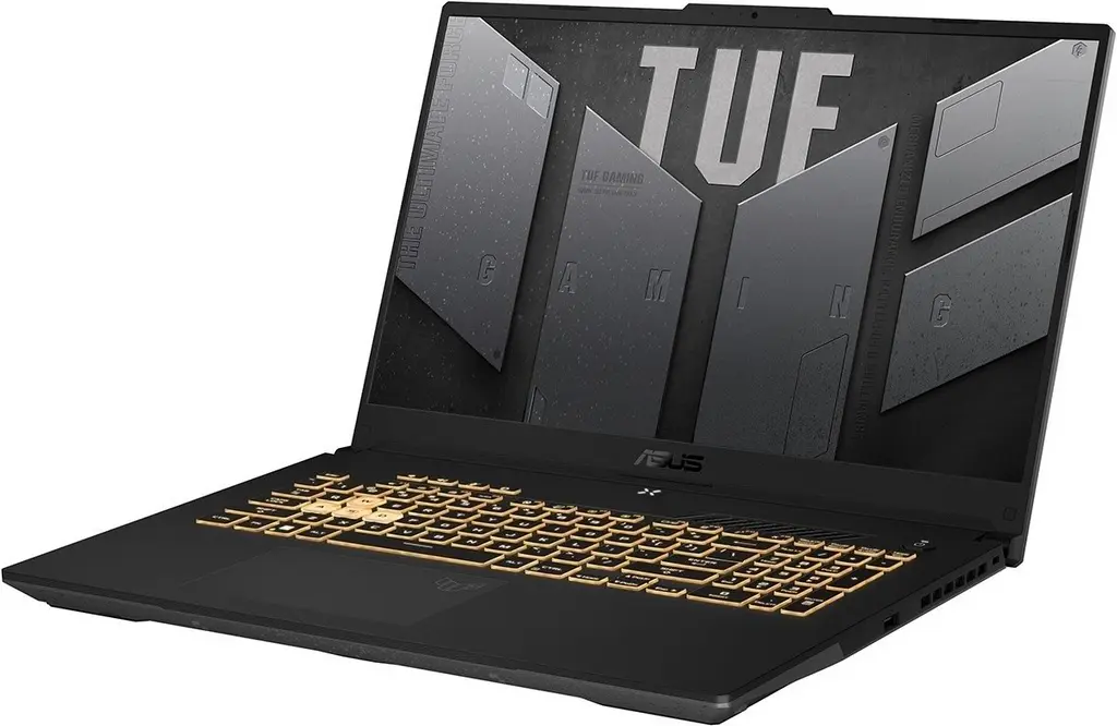 Laptop Asus TUF Gaming F17 FX707ZU4 (17.3"/FHD/Core i7-12700H/16GB/512GB/GeForce RTX 4050 6GB), gri pe tehnoparc.md Laptop Asus TUF Gaming F17 FX707ZU4 (17.3"/FHD/Core i7-12700H/16GB/512GB/GeForce RTX 4050 6GB), gri