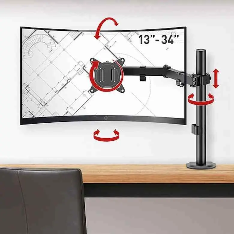 Кронштейн для монитора Barkan M121T, черный на tehnoparc.md Кронштейн для монитора Barkan M121T, черный