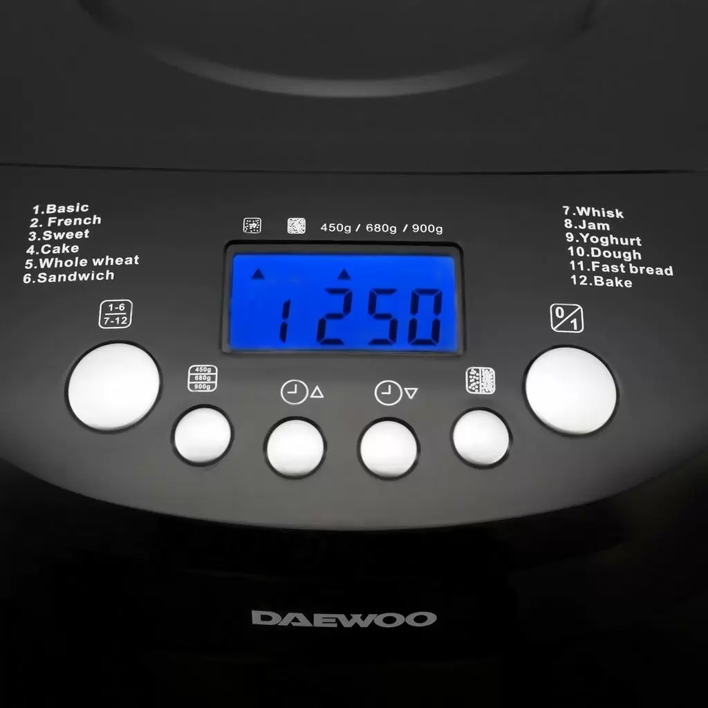Хлебопечка Daewoo DBM600B, черный