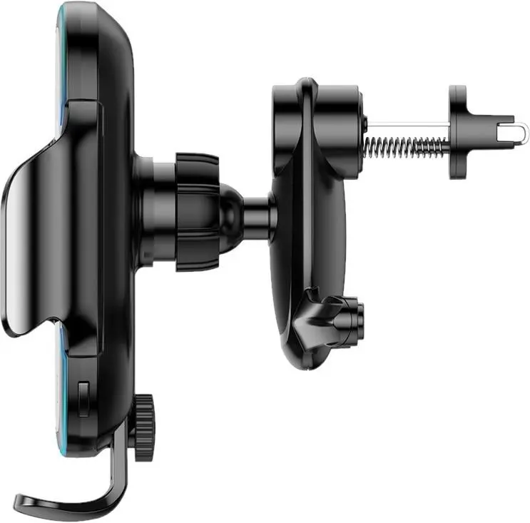 Suport auto Baseus Automatic Air Vent 15W Qi, negru