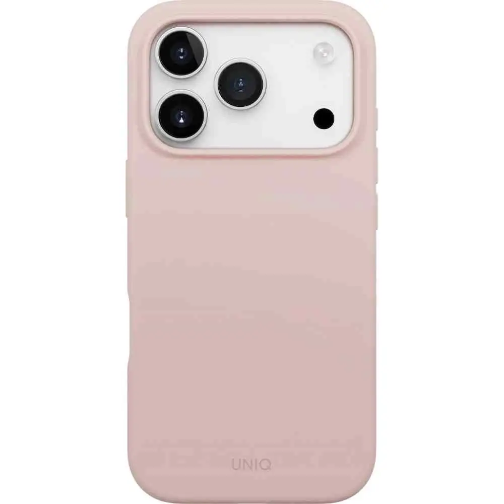 Чехол Uniq Case for iPhone 17 Pro Max Hybrid Magclick Lino Blush, розовый