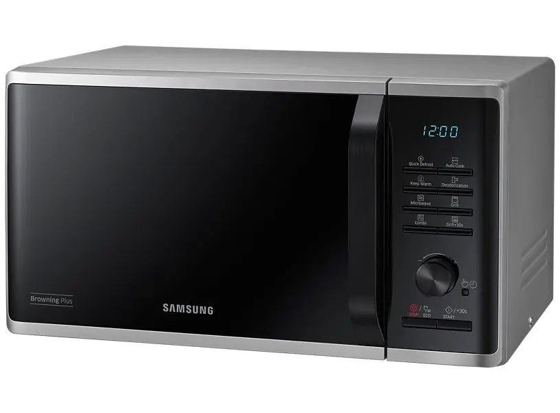Микроволновая печь Samsung MG23K3515AS/OL, серебристый/черный