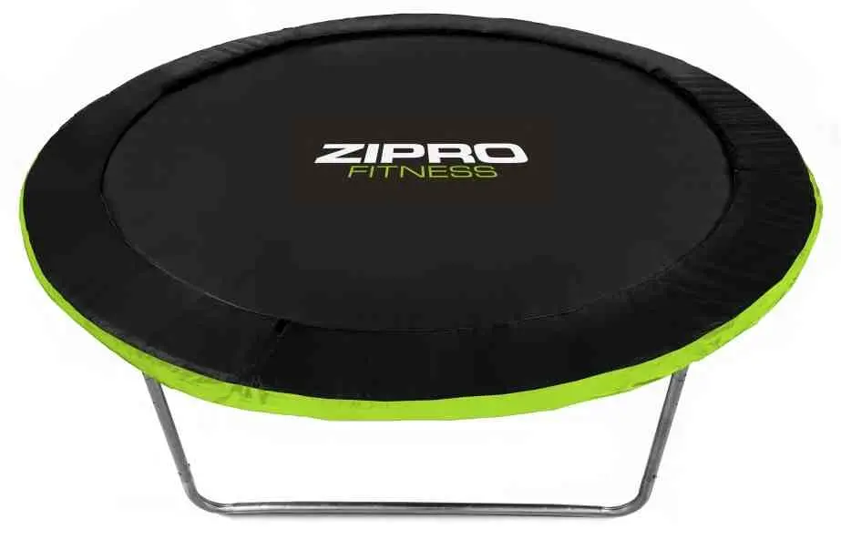 Батут Zipro Jump Pro 496cm, черный/зеленый