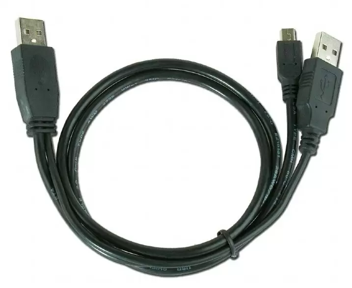 Кабель Gembird CCP-USB22-AM5P-3, черный