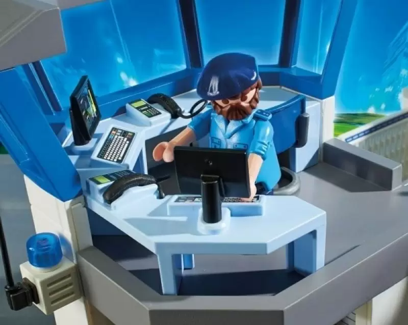 Set jucării Playmobil Police Headquarters with Prison