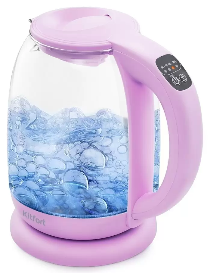 Fierbător de apă Kitfort KT-6402, roz