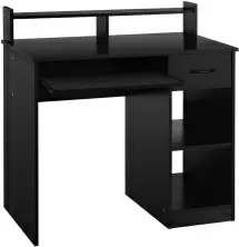 Стол компьютерный Costway HW63331BK, черный