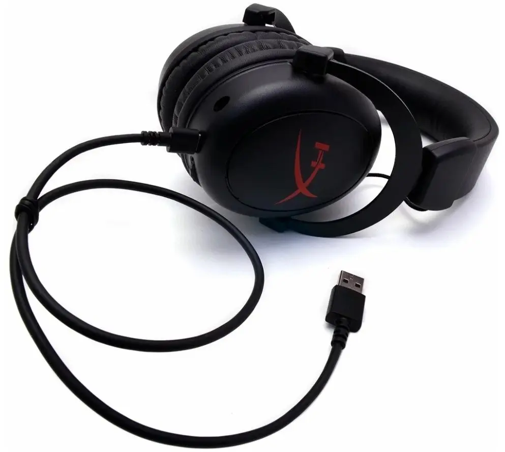 Căşti HyperX Cloud Core Wireless, negru/roșu
