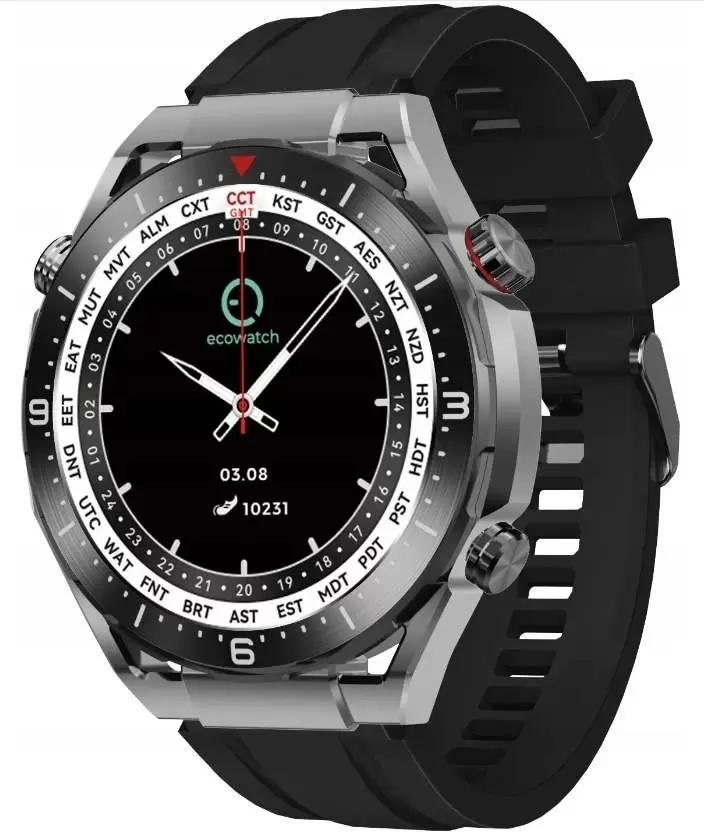 Smartwatch Maxcom Ecowatch Eco1, negru