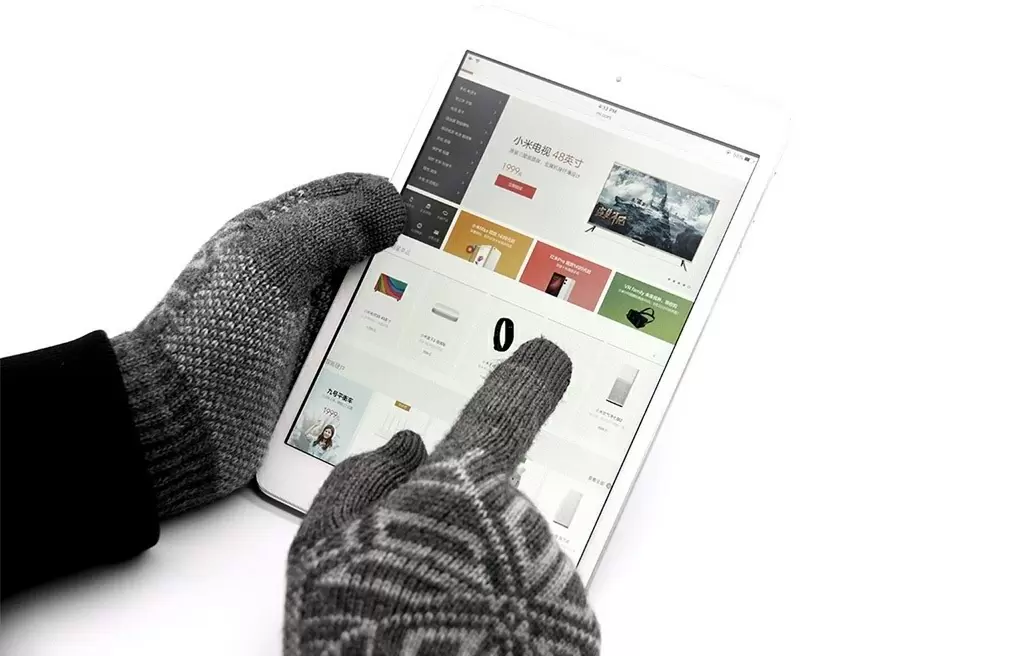 Mănuși Xiaomi Mi Wool Gloves, gri închis