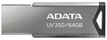 Flash USB Adata UV350 64GB, argintiu