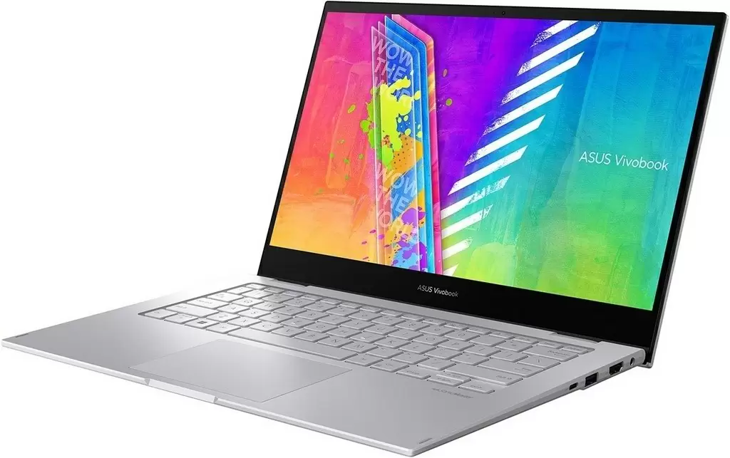 Laptop Asus Vivobook Flip 14 (14"/FHD Touch/Pentium N6000/8GB/256GB/Intel UHD/Win11Home), argintiu