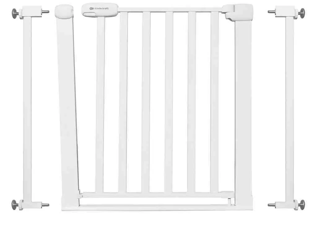 Porți de siguranță KinderKraft Lock Go, alb