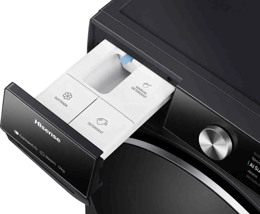 Maşină de spălat rufe Hisense WF7S1247BB, negru
