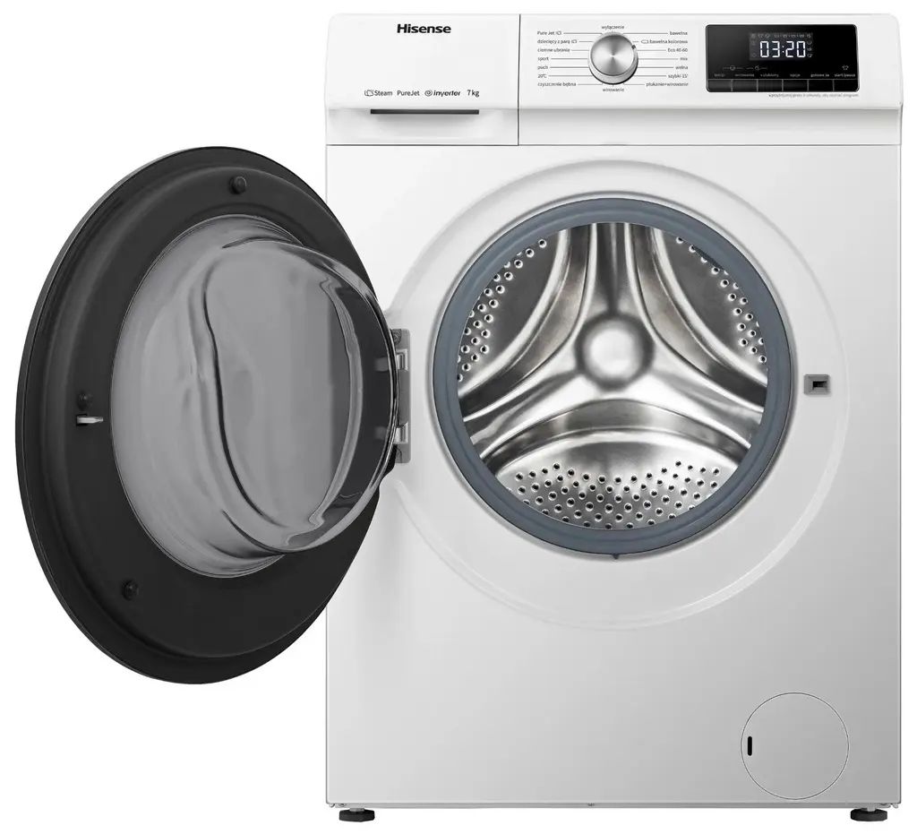 Maşină de spălat rufe Hisense WFQA7014EVJM, alb