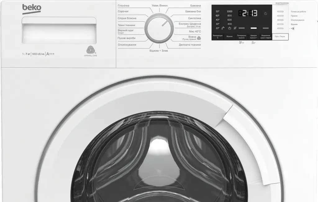 Стиральная машина Beko WUE7512XWW, белый