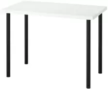 Masă de birou IKEA Linnmon/Adils 100x60cm, alb/negru