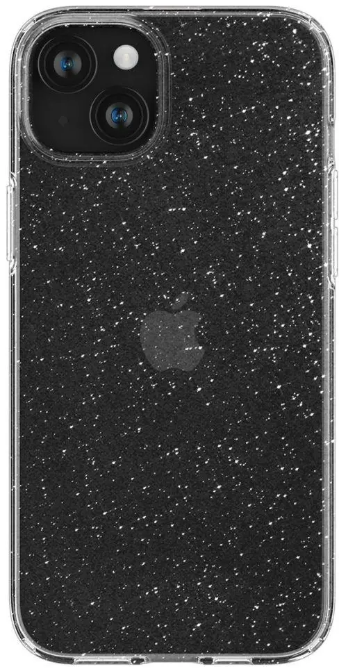 Husă de protecție Spigen iPhone 15 Liquid Crystal Glitter, transparent