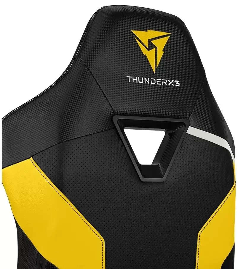 Scaun de birou ThunserX3 TC3, negru/galben