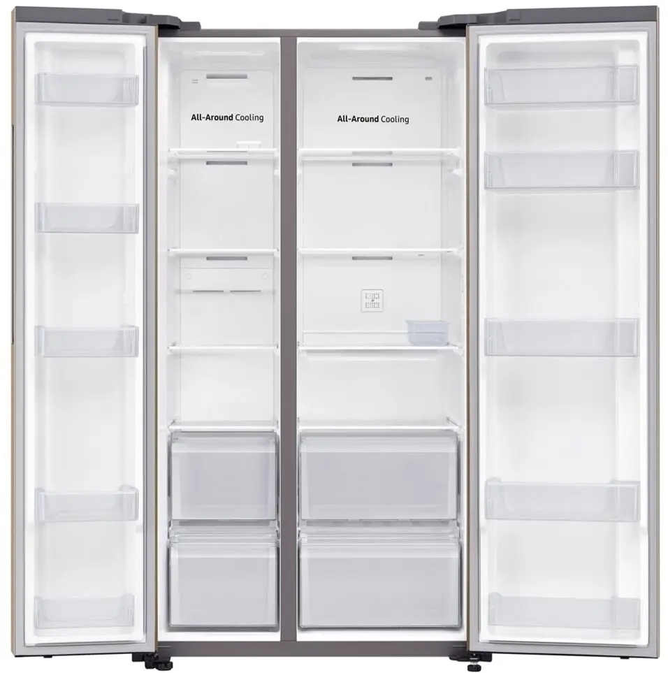 Холодильник Samsung RS61R5001F8/UA, золотой
