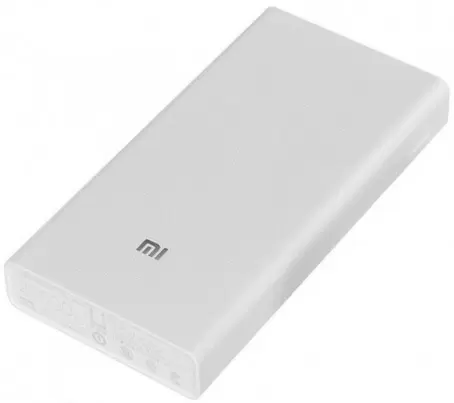 Внешний аккумулятор Xiaomi Mi Power Bank 2C 20000 mAh, белый