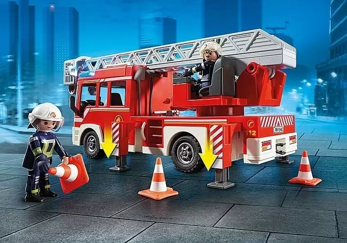 Set jucării Playmobil Fire Ladder Unit