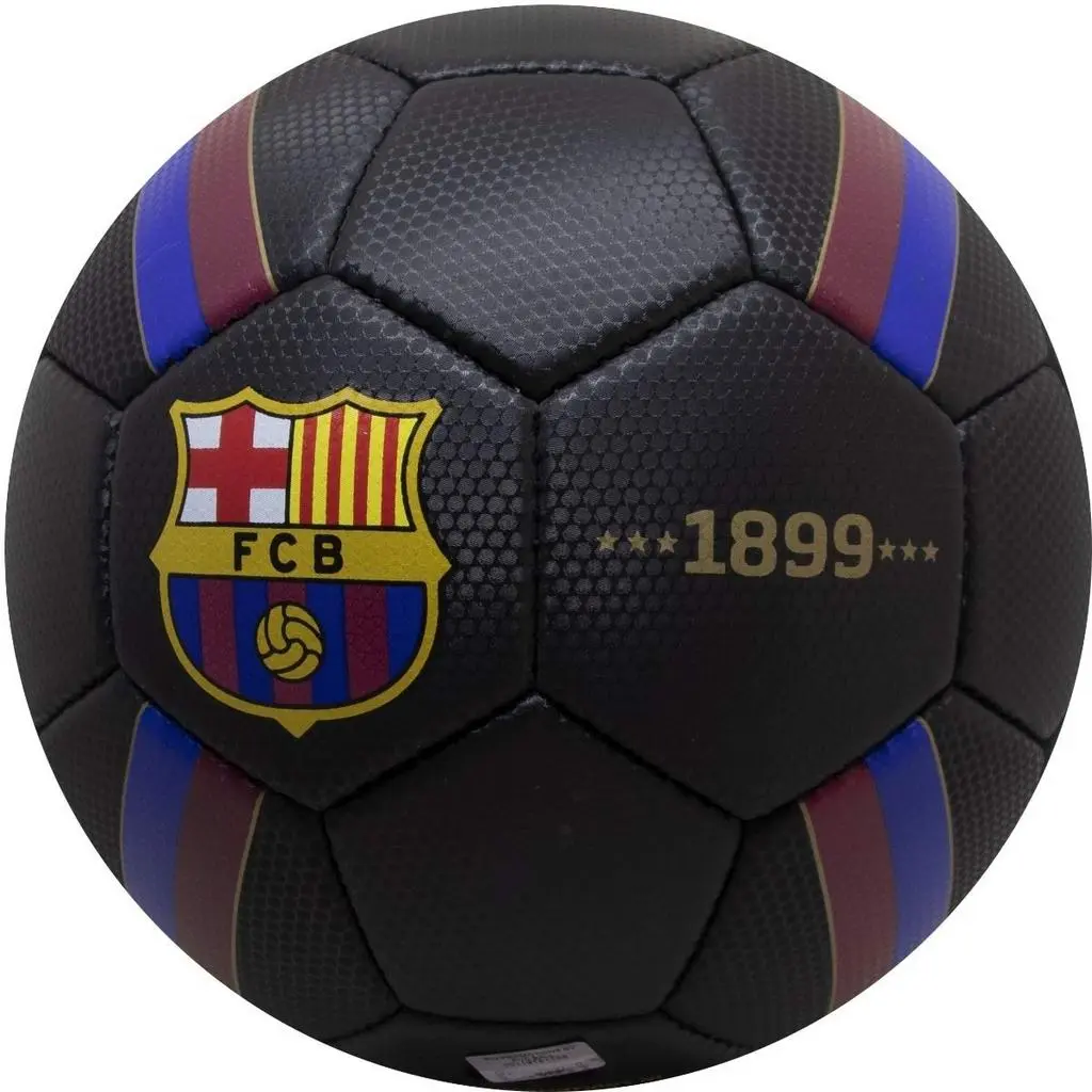 Minge de fotbal Barcelona FC Black 1899 R.5, negru