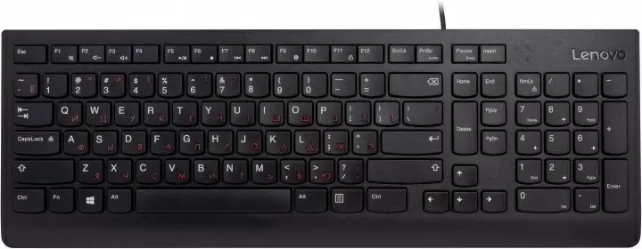 Tastatură Lenovo 300 (RU), negru