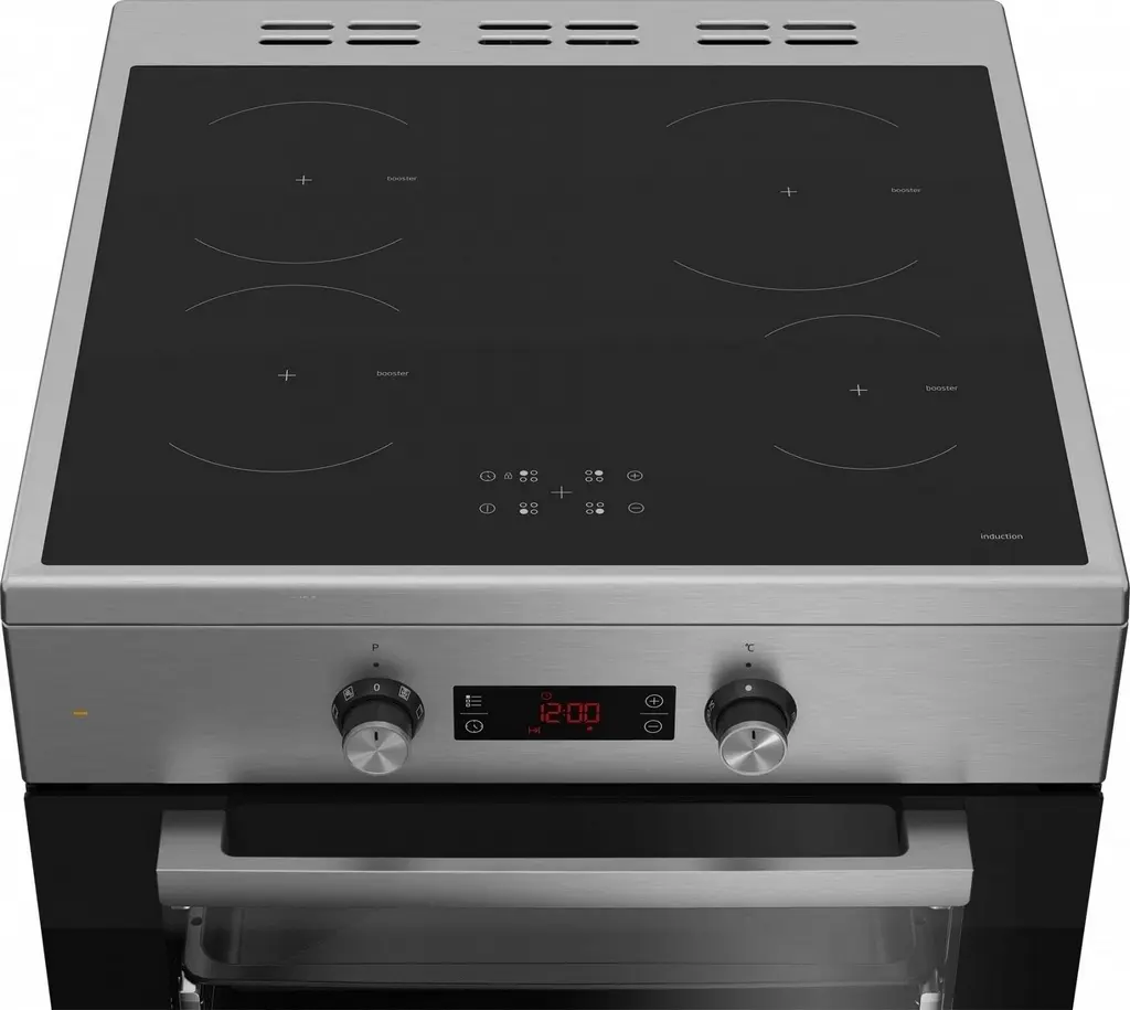 Электрическая плита Beko FSM69301XCT, нержавеющая сталь на tehnoparc.md Электрическая плита Beko FSM69301XCT, нержавеющая сталь